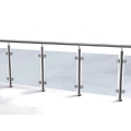 Classic handrails, outdoor steps, stairs with low handrails